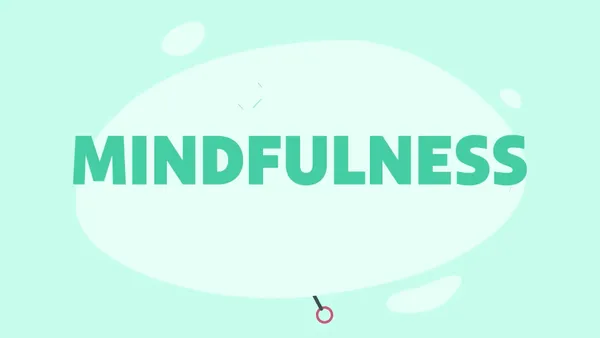 Project thumbnail for BBC Mindfulness campaign videos. Large Mindfulness text on a light-blue background.